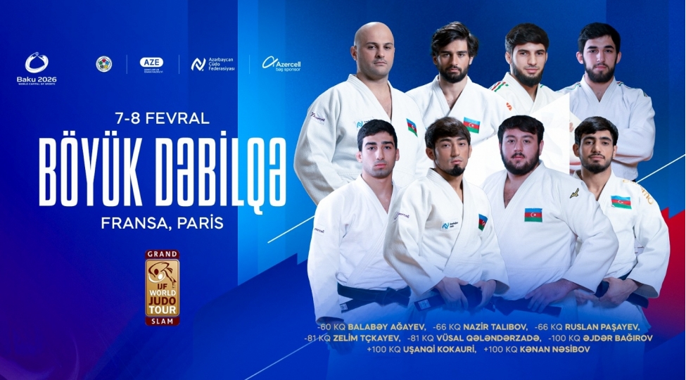 Bu gün beş cüdoçumuz "Böyük Dəbilqə"də tatamiyə çıxacaq