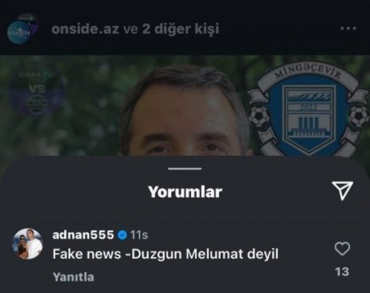 Messinin dostu Azərbaycanda klub rəhbəri olmayacaq