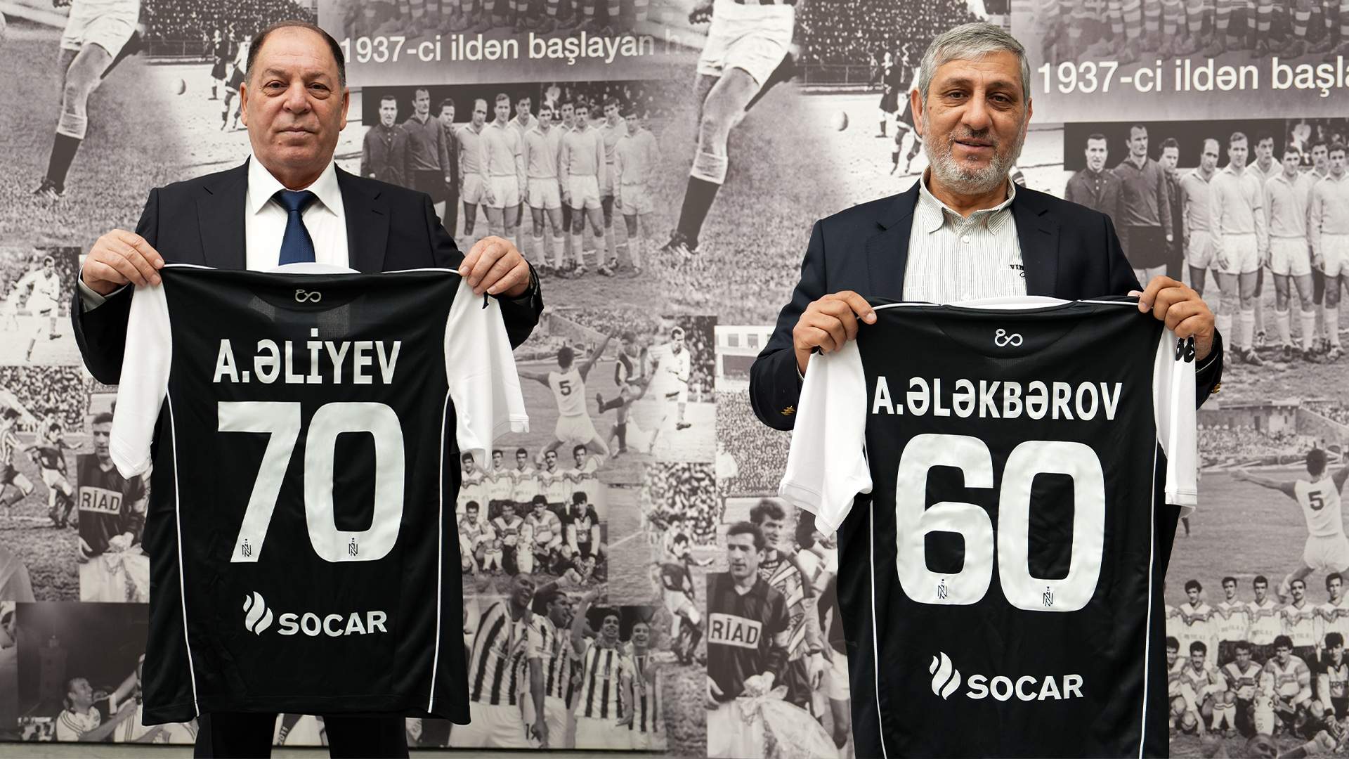 “Neftçi” veteran futbolçuları təbrik etdi