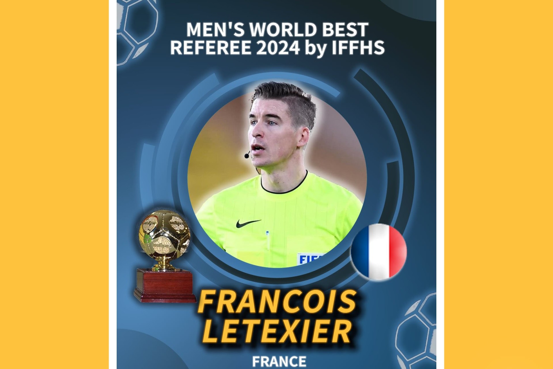 Fransalı hakim 2024-cü ilin ən yaxşısı seçildi