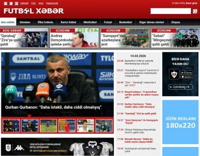 Futbolxeber.az 14 yaşında!