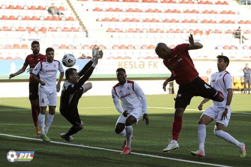 “Keşlə” - “Qəbələ” matçında 5 qol - VİDEO