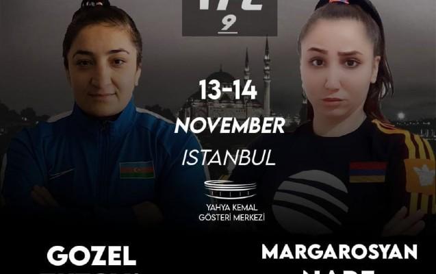 Azərbaycanlı qadın idmançı ermənini 10 saniyəyə nokauta saldı - VİDEO