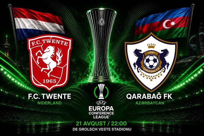 KL: "Qarabağ" "Tvente"nin qonağıdır