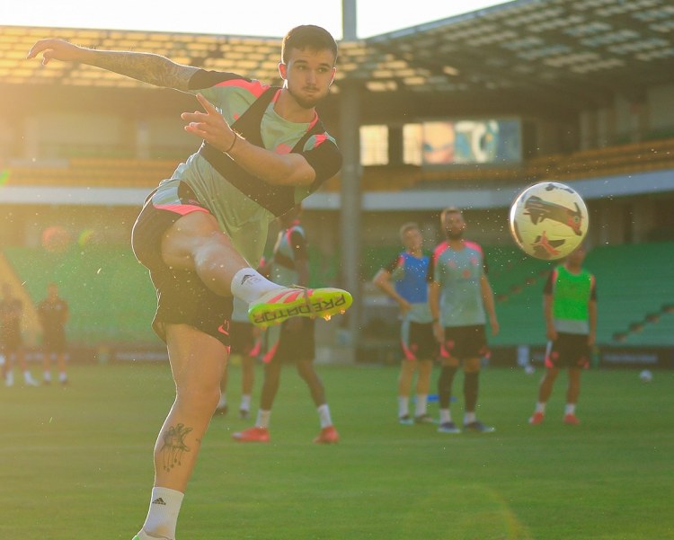 "Sabah" Konfrans Liqasında matçöncəsi son məşqinə çıxdı