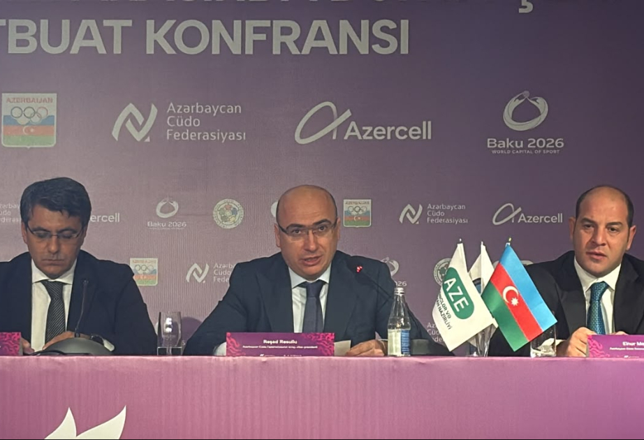 Cüdo üzrə dünya çempionatının rəsmi loqosu və tanıtım çarxı nümayiş etdirilib