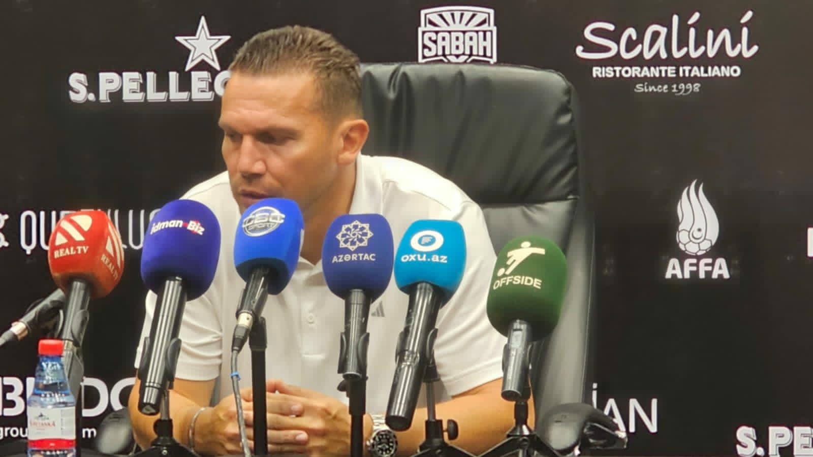 "Makkabi"nin baş məşqçisi: "Sabah"ı ciddi komanda kimi qəbul edirdik"