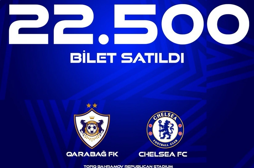 Çempionlar Liqası: "Qarabağ"ın oyununa 22 500 bilet satılıb