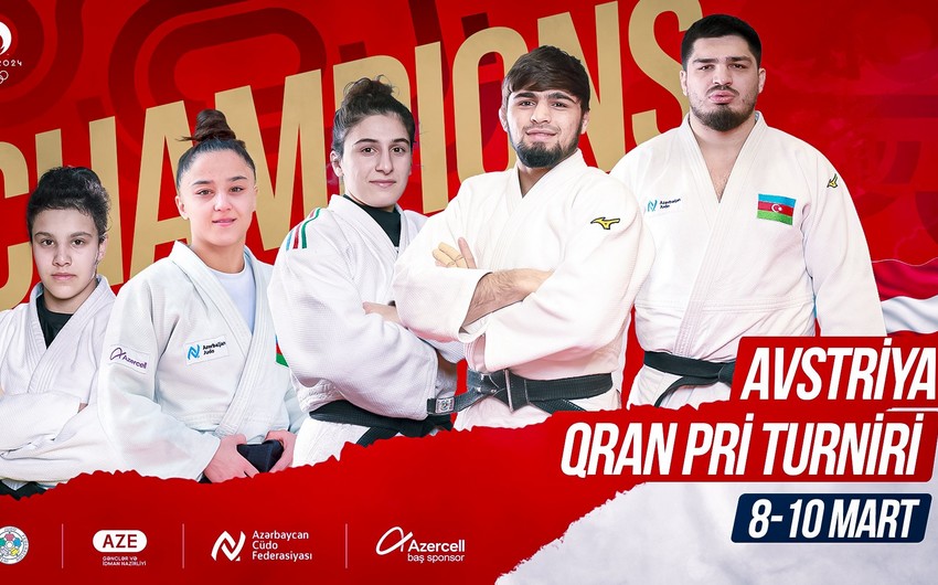 5 cüdoçumuz Avstriyaya yollanacaq