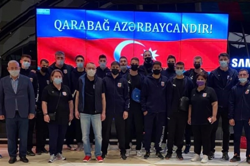 Kişi voleybolbolçularımız Gürcüstana yola düşdü