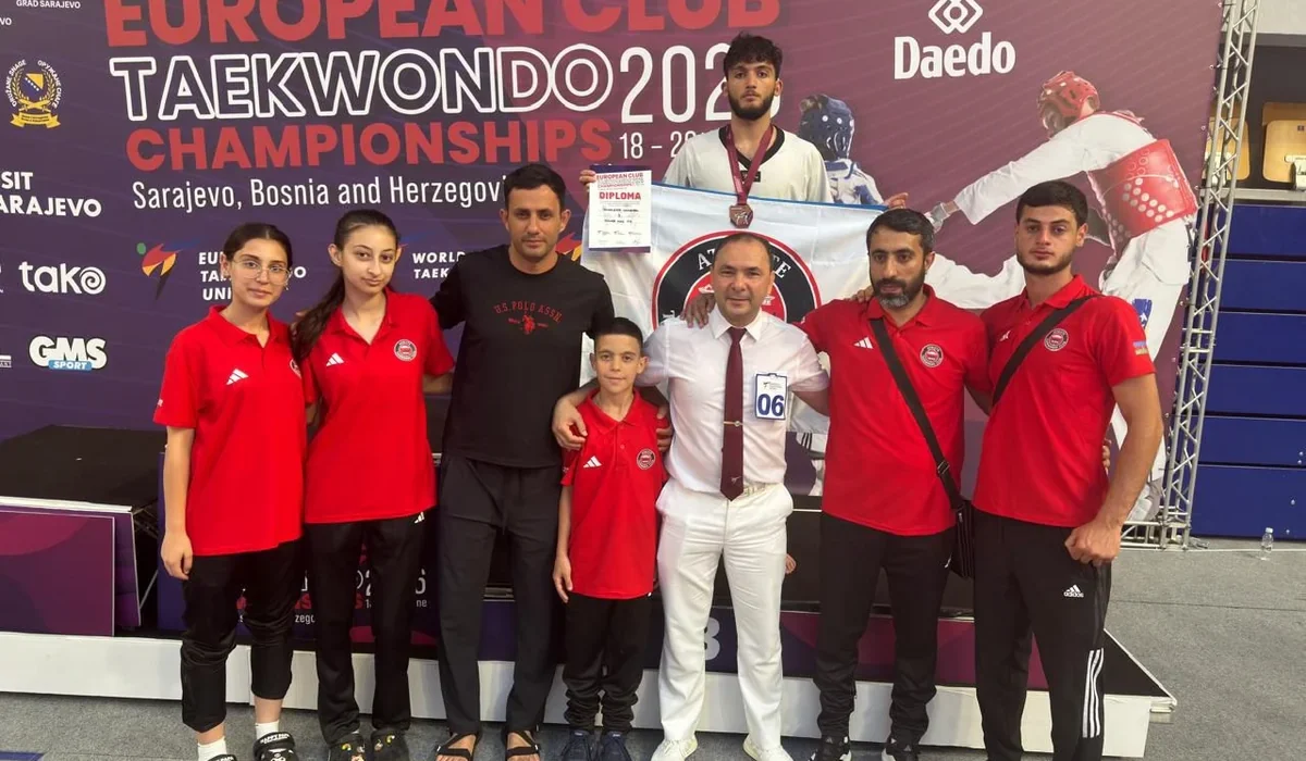 Azərbaycan taekvondoçusu “bürünc” qazandı