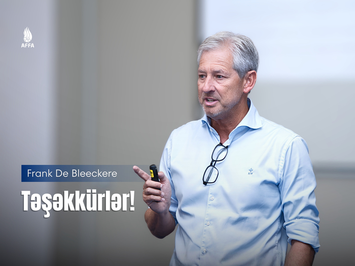 AFFA Frank De Blekerlə vidalaşdı