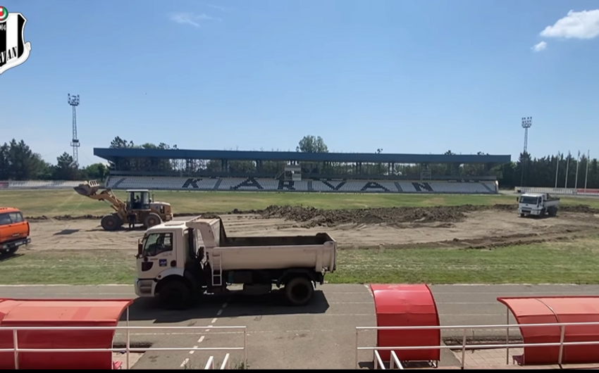 Yevlax stadionunda təmirin nə vaxt başa çatacağı bilinmir