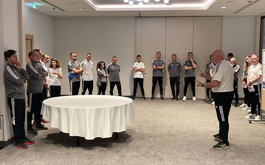 AFFA rəsmiləri UEFA-nın tədbirinə qatılıblar