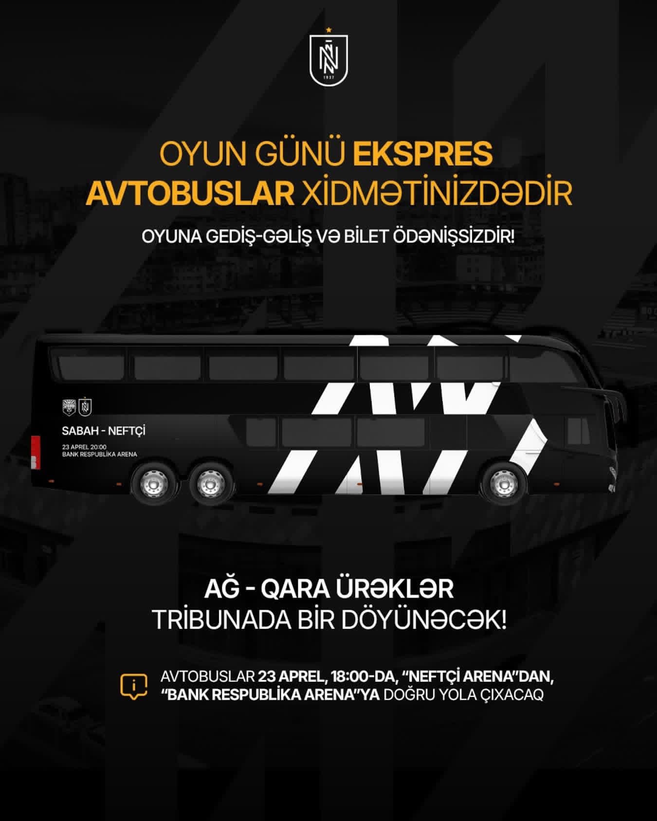 "Neftçi" fanatları yaddan çıxartmadı