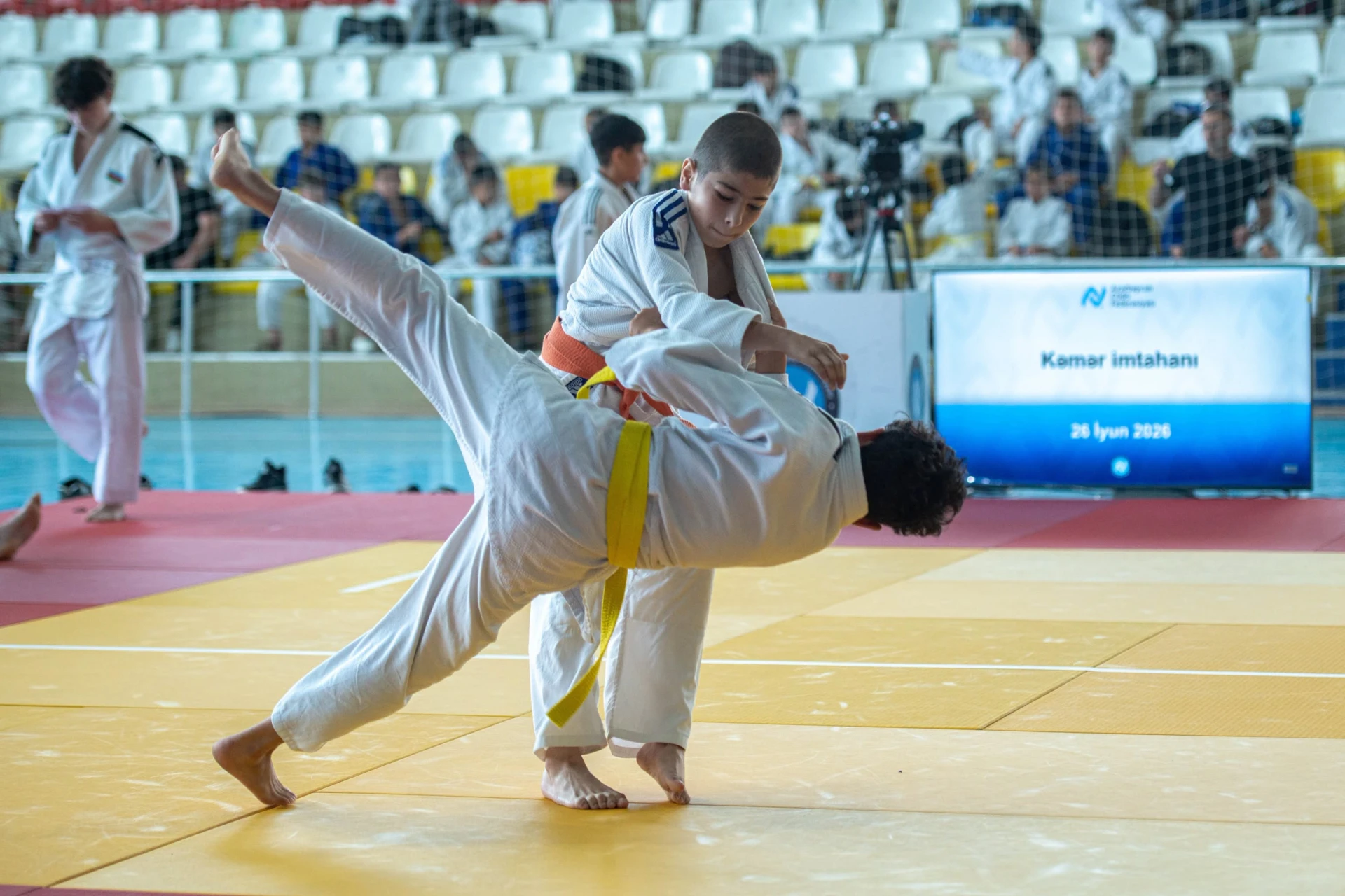 Qusarda kəmər dərəcələri üzrə rəsmi imtahan keçirilib