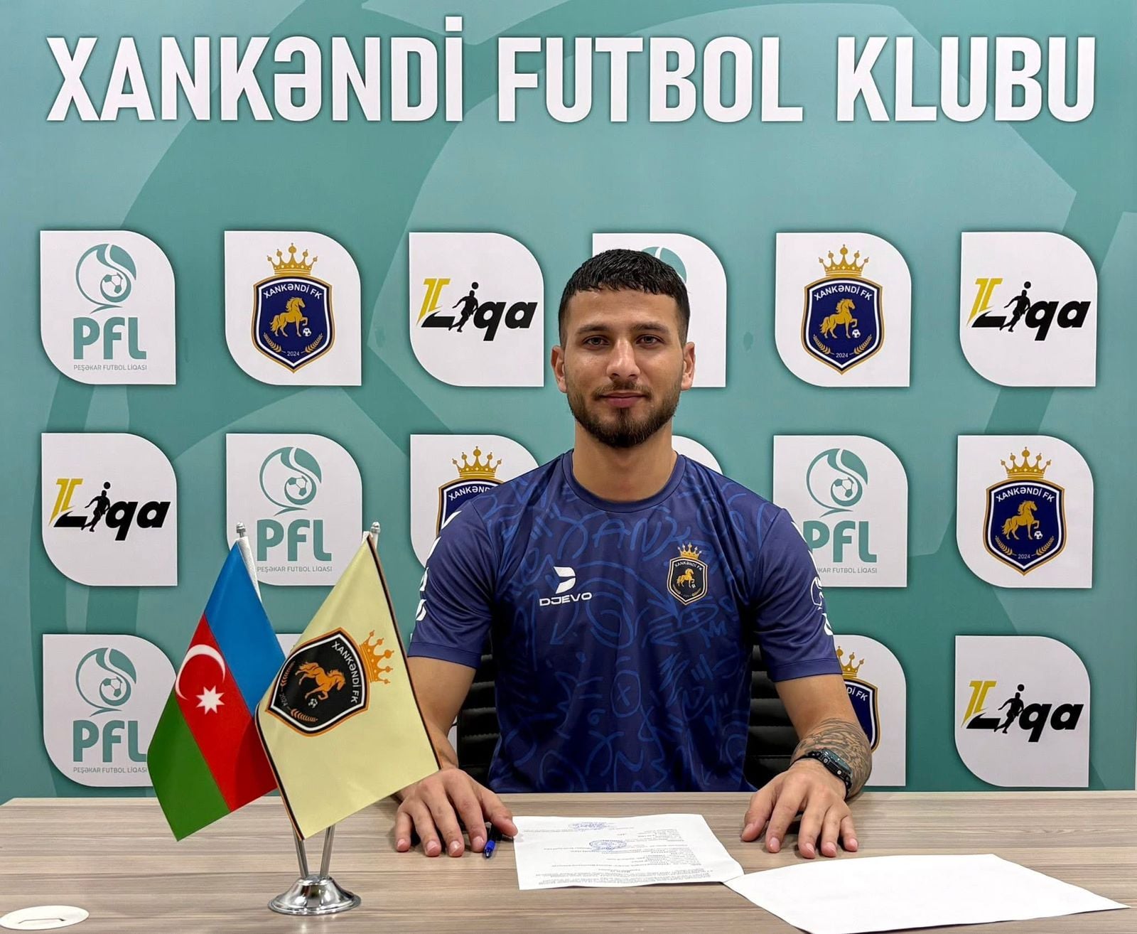 "Xankəndi"nin futbolçusu: "Çətin olsa da, qələbə qazana bildik"
