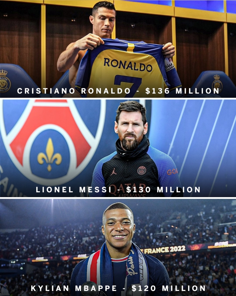 Ən çox qazanan idmançılar arasında 3 futbolçu var