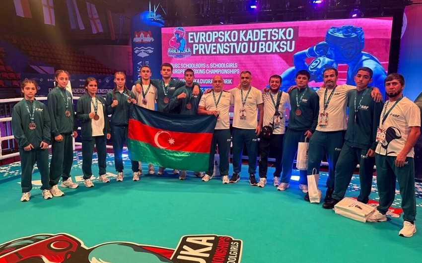 Boksçularımızdan Avropa birinciliyində 9 medal...