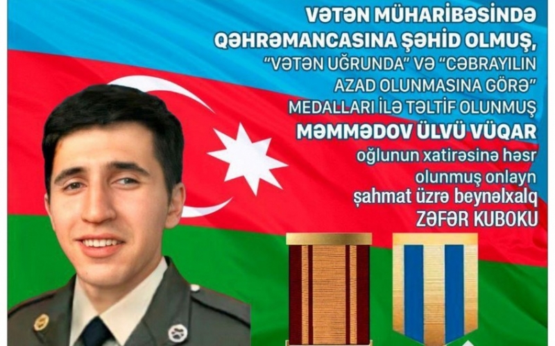 Vətən müharibəsi şəhidinin xatirəsinə beynəlxalq yarışın qalibləri bilindi
