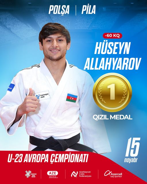 Cüdoçumuz qızıl medal qazandı