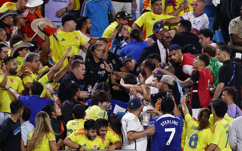 CONMEBOL Uruqvay - Kolumbiya oyunundan sonra yaşananlarla bağlı bəyanat yaydı