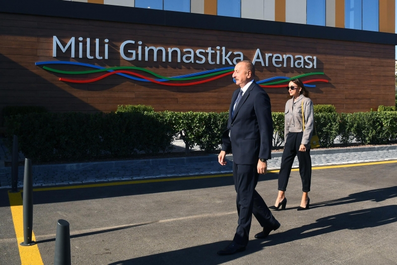 Prezident Milli Gimnastika Arenasının yeni məşq binasında