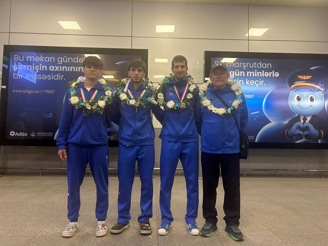 İtaliyada iki medal qazanan avarçəkənlərimiz vətənə qayıdıb