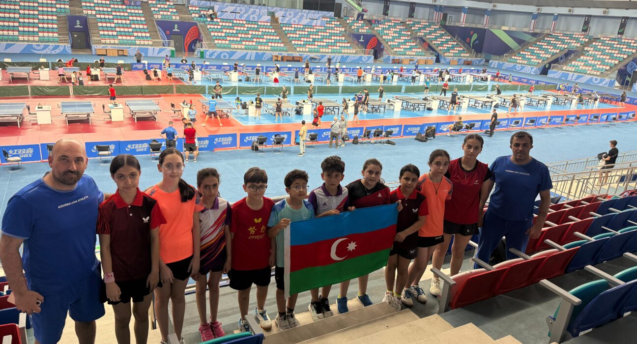 Stolüstü tennisçilər növbəti beynəlxalq yarışda