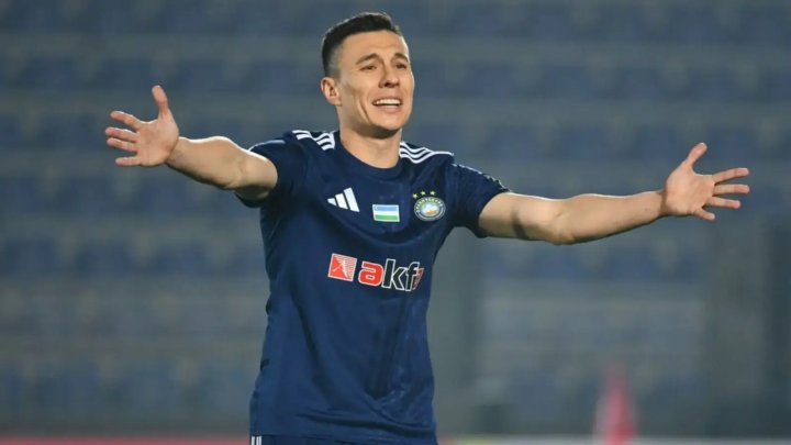 Özbək futbolçu: “Güclü rəqibə yaxşı müqavimət göstərdik”