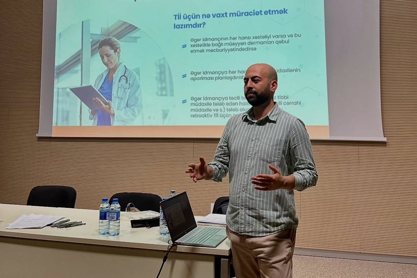 Azərbaycan millisinin üzvləri maarifləndirici seminarda iştirak ediblər