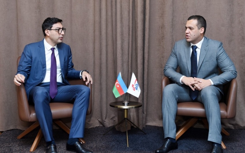 Fərid Qayıbov Beynəlxalq Boks Assosiasiyasının prezidenti ilə görüşüb - FOTOLAR